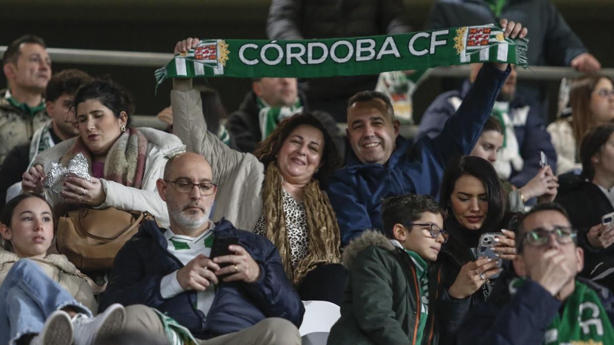 Grada Blanquiverde del Córdoba CF - Real Valladolid CF