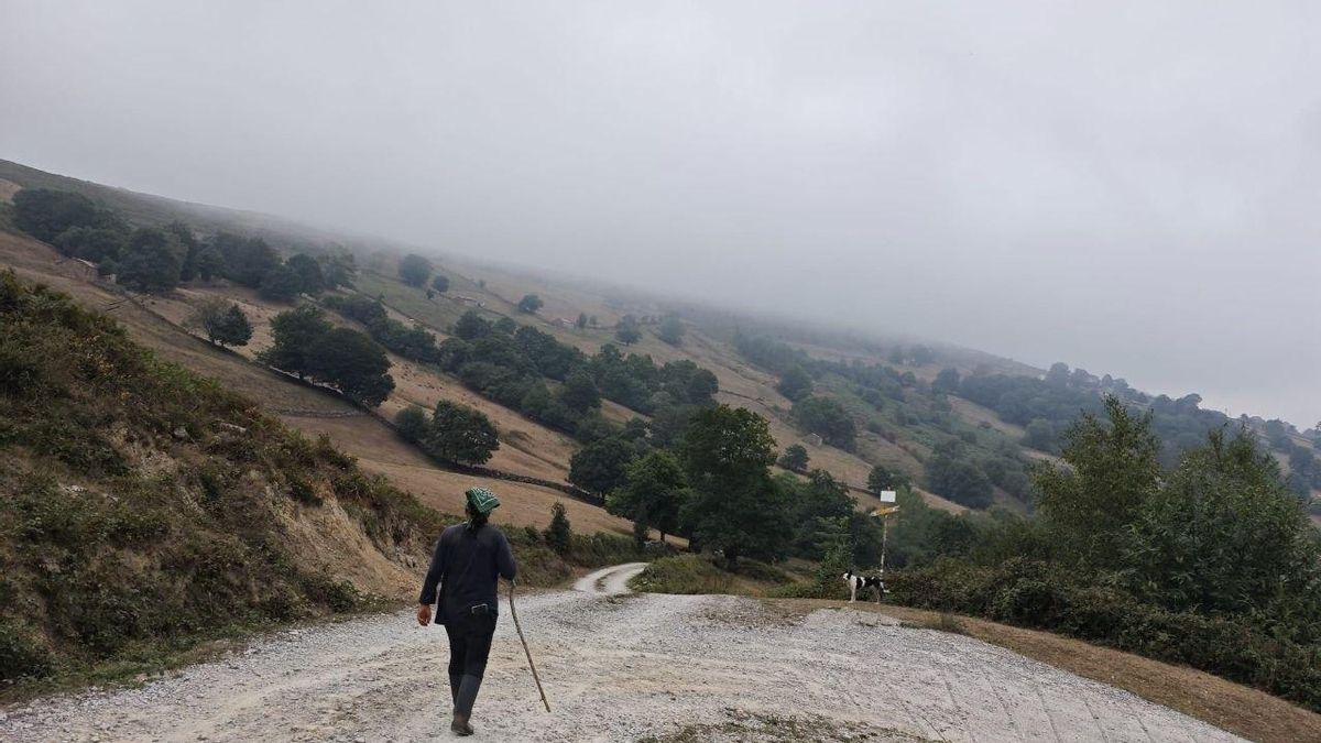 En zonas de alta montaña, como en Resconorio (El Escudo), las nubes han hecho imposible ver el eclipse disfrutando solo de los instantes de oscuridad total.