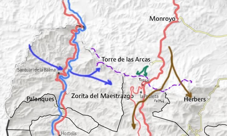 Ofensiva sobre la Pobleta del 3 d'abril.