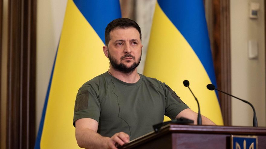 Volodimir Zelenski, presidente de Ucrania.
