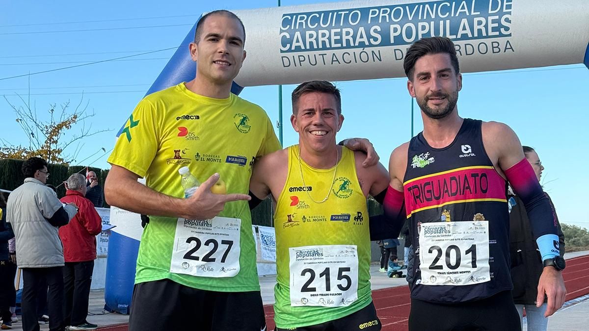 Diego Tirado y Lola Chiclana, los mejores en Rute