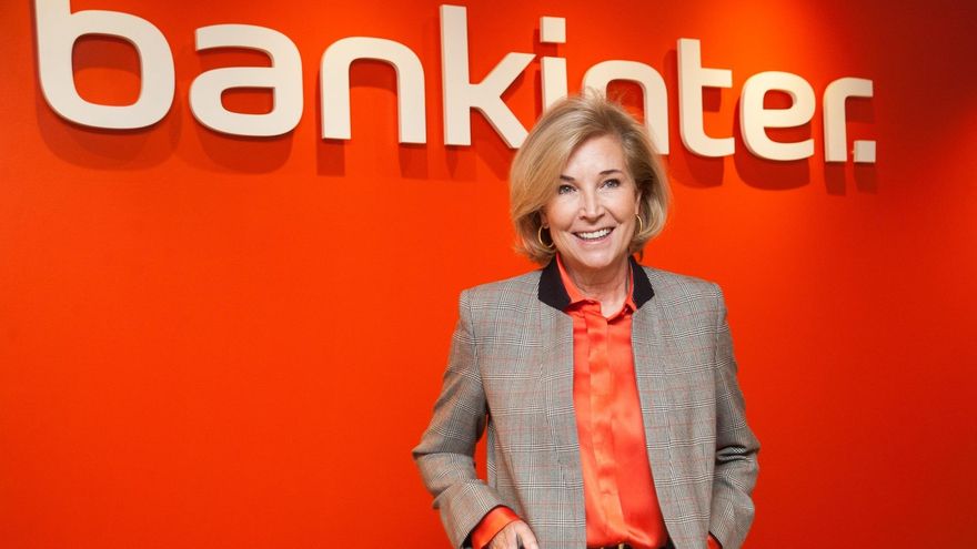 La consejera delegada de Bankinter, María Dolores Dancausa, en la presentación de resultados de 2019 en la sede del banco en Madrid.