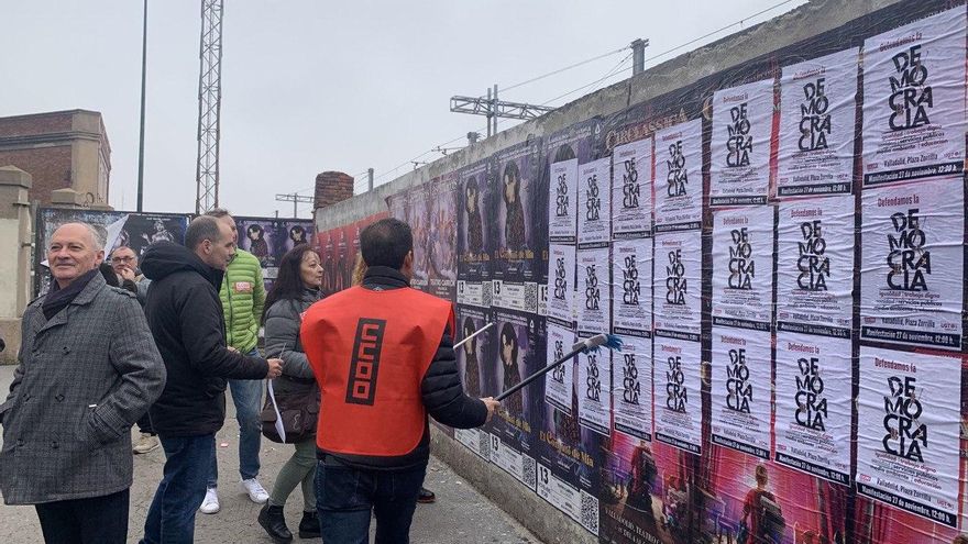 CCOO y UGT convocan una manifestación el 27 de noviembre para "defender la democracia" en Castilla y León