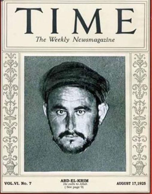 Portada del Time con foto de Abd-el- Krim de 17 de agosto de 1925