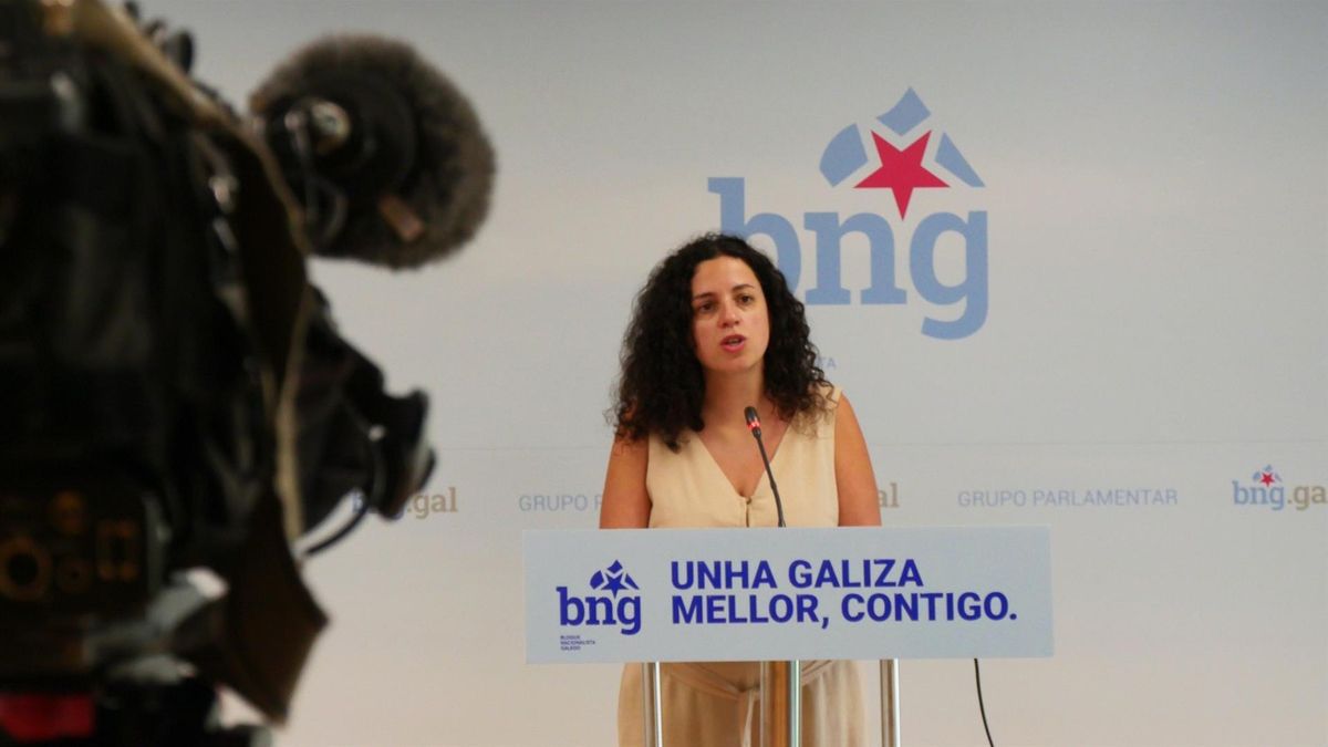 La diputada del BNG en el Parlamento de Galicia Noa Presas.