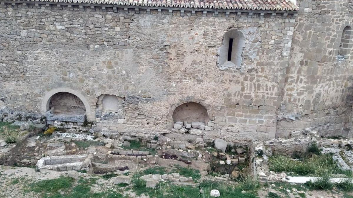 Parte del yacimiento desde donde se han recuperado los restos.