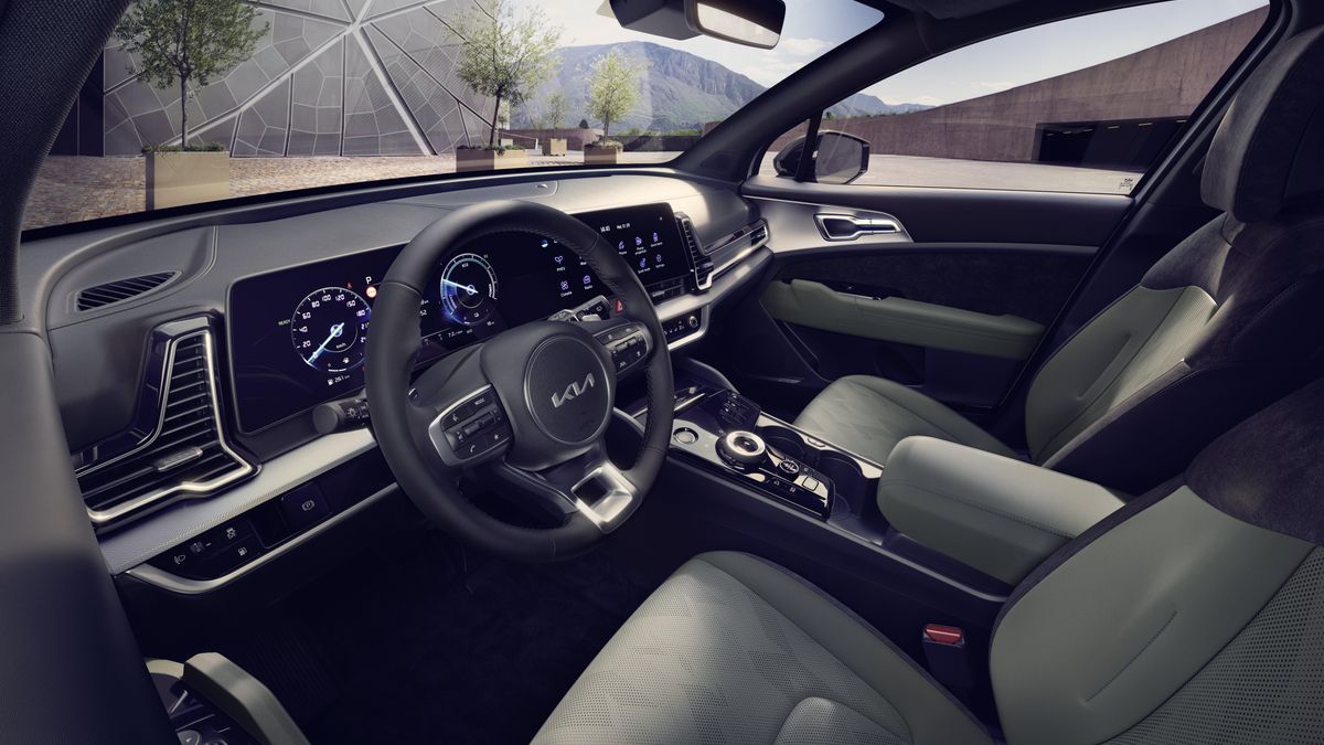 Interior de la edición especial que conmemora los 30 años del Sportage.