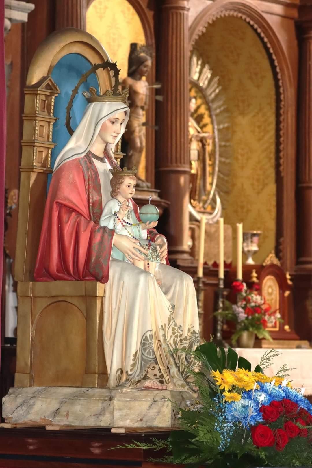 Imagen de la Virgen del Coromoto.