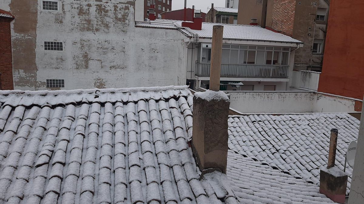 Postales de León nevado: las imágenes que deja la primera nevada del año en la capital