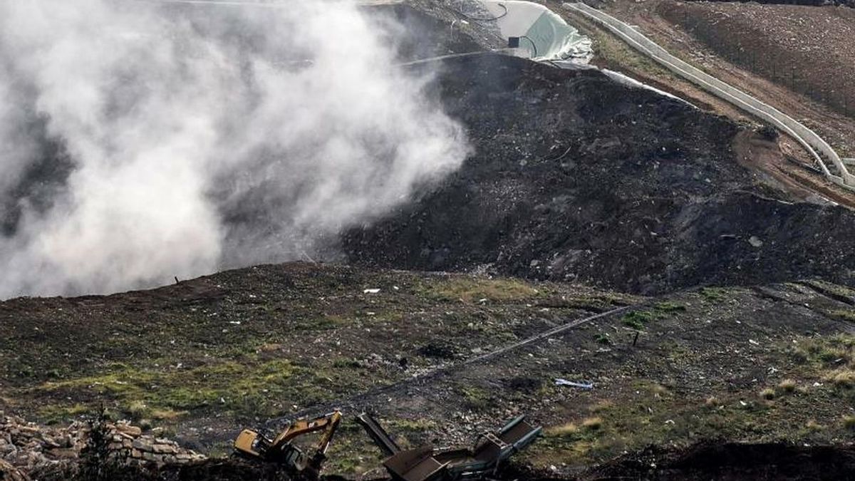 Imágenes del derrumbe de Zaldibar