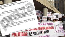 Víctimas de Angrois ante los juzgados de Santiago y escrito del fiscal