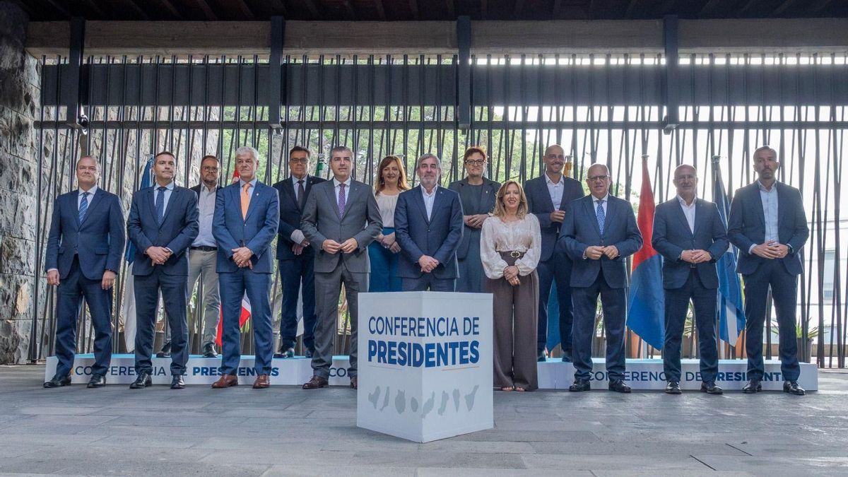 III Conferencia de Presidentes celebrada este lunes en Santa Cruz de Tenerife.
