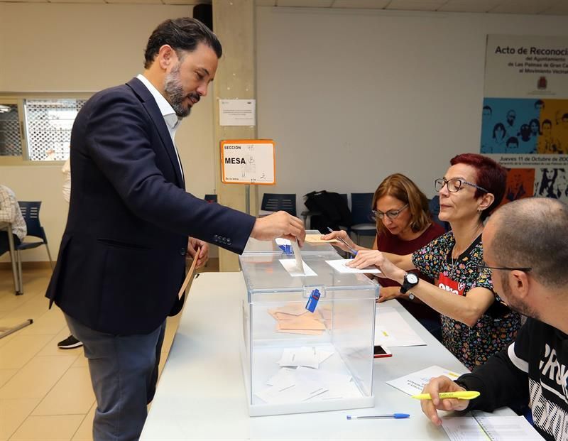 El candidato del PP al Congreso por Las Palmas, Guillermo Mariscal.