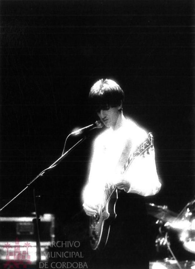 The Durutti Column en su concierto en La Axerquía en 1991.
