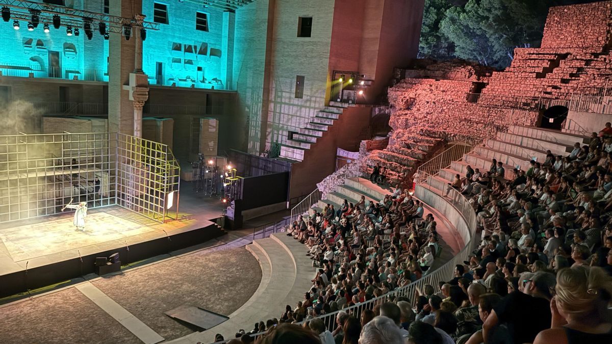 Espectacle realitzat al Teatre Romà de Sagunt.