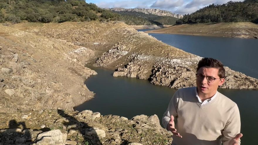 Un alcalde del entorno de Monfragüe denuncia un desembalse "brutal" en el Tajo: "Faltan millones y millones de litros"