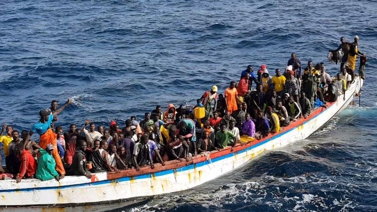 Mauritania intercepta una embarcación con 191 personas, entre ellas 17 menores, en una ruta cuyo principal destino es Canarias
