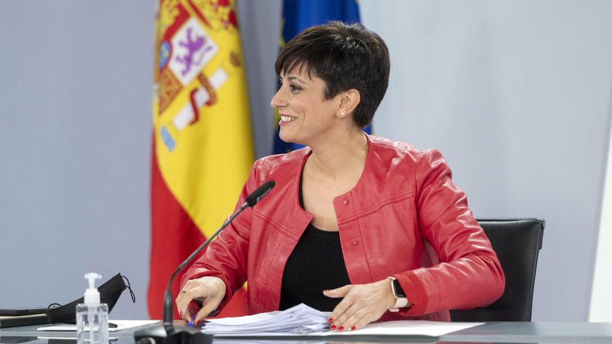 La ministra portavoz, Isabel Rodríguez, interviene en una comparecencia tras la reunión del Consejo de Ministros. Foto de archivo.