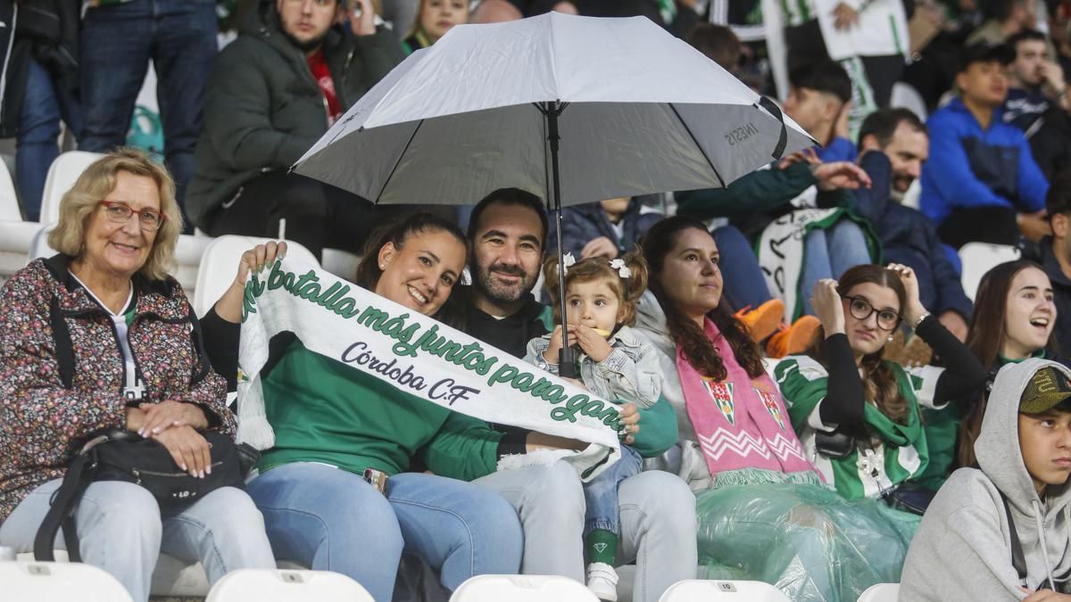 Grada Blanquiverde del Córdoba CF - RC Deportivo