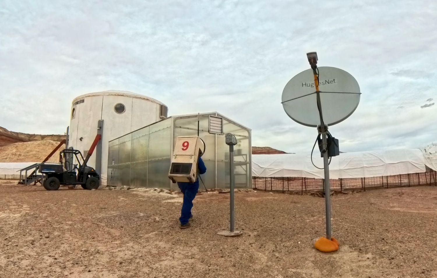 La Mars Desert Research Station en Utah.