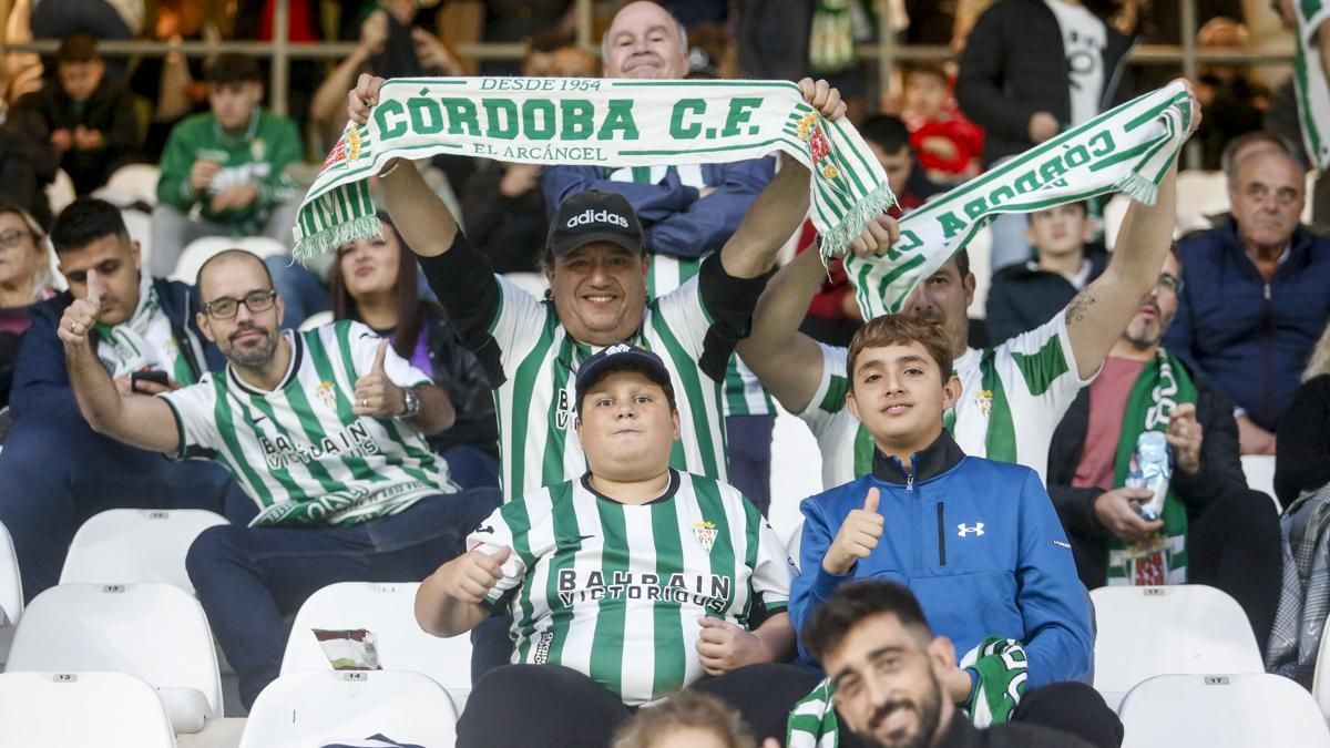 Grada Blanquiverde del Córdoba CF - RC Deportivo