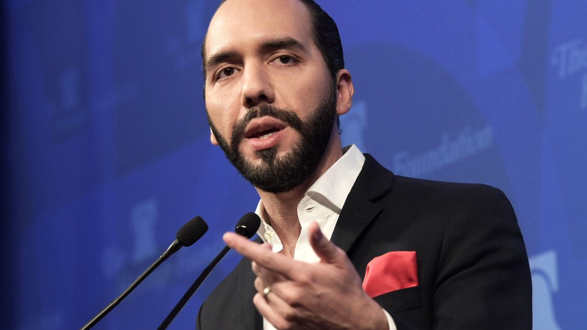 En la imagen, el presidente de El Salvador, Nayib Bukele.