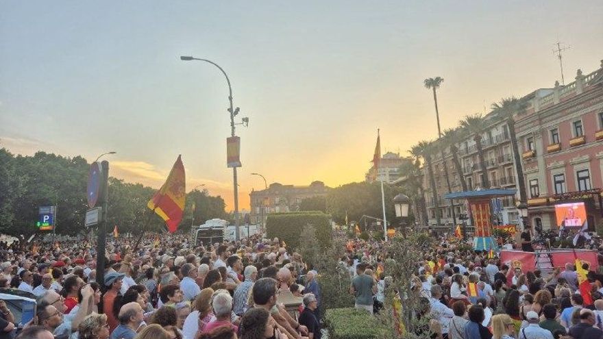 Manifestación en Murcia por la situación en Ceuta.