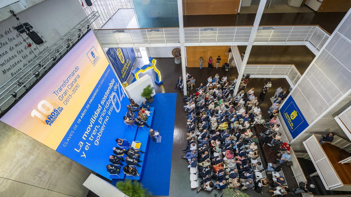 Presentación del balance de los 10 años de Antonio Morales al frente del Cabildo de Gran Canaria.