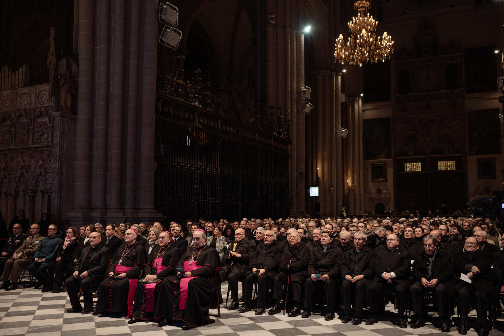 Un momento del acto que abrió de forma oficial el VIII Centenario de la catedral de Toledo en 2026