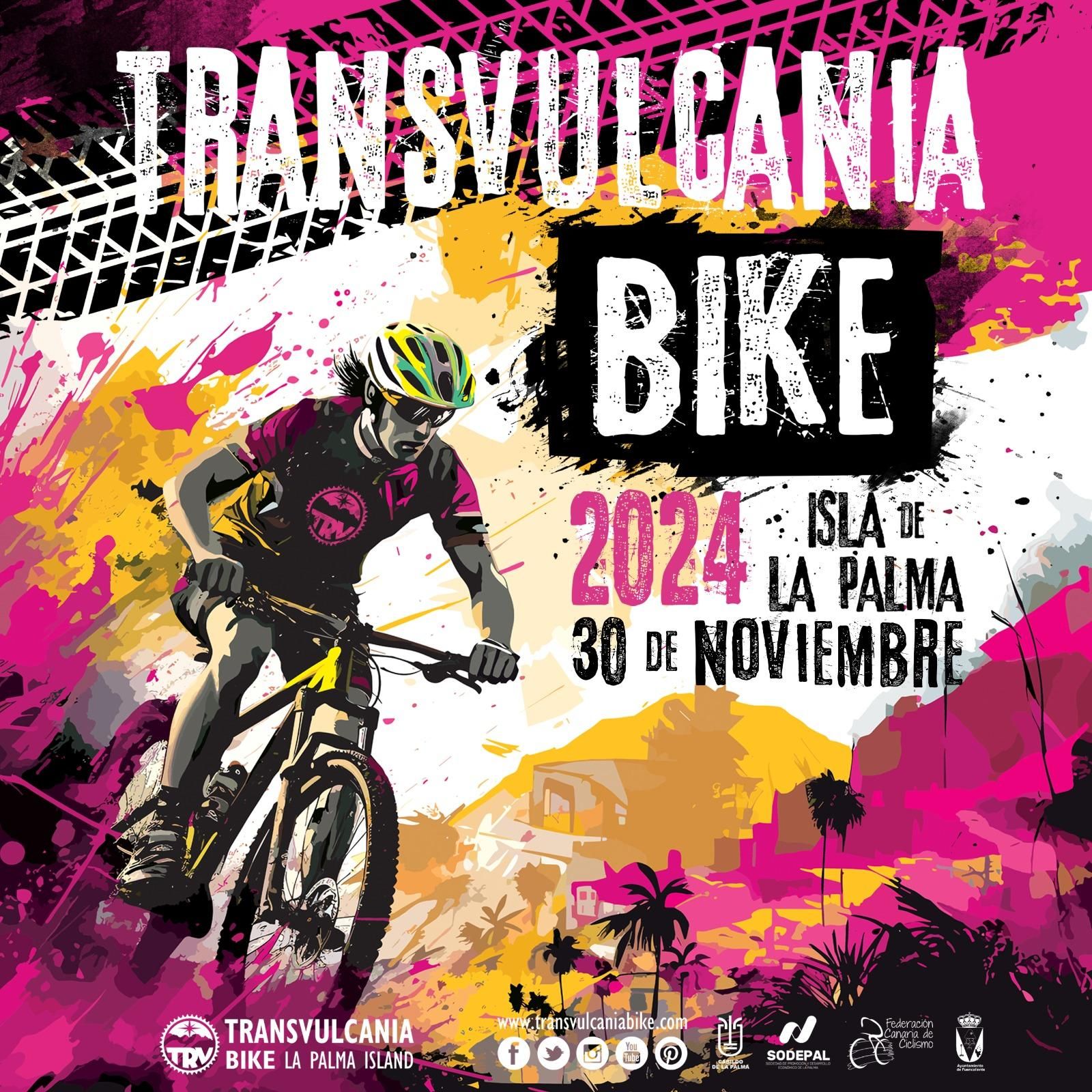 Cartel de la Transvulcania Bike.