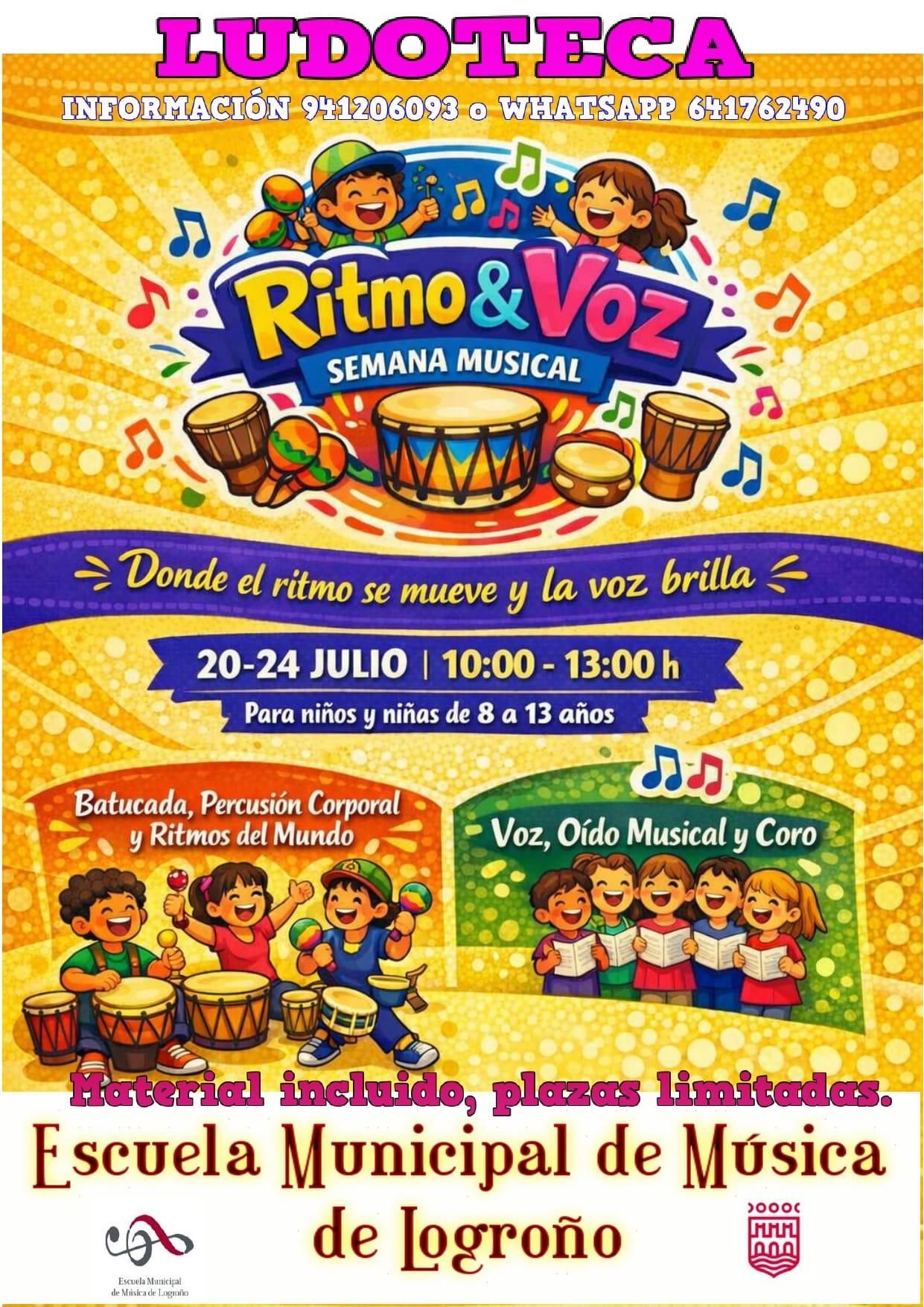 Ludoteca en la Escuela Municipal de Música en Logroño