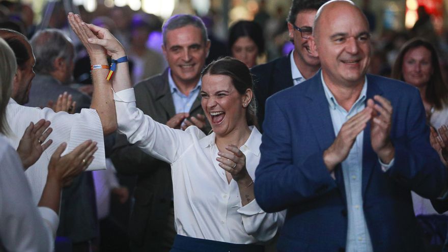 Vicent Marí junto a Marga Prohens, la presidenta regional del PP de Balears.