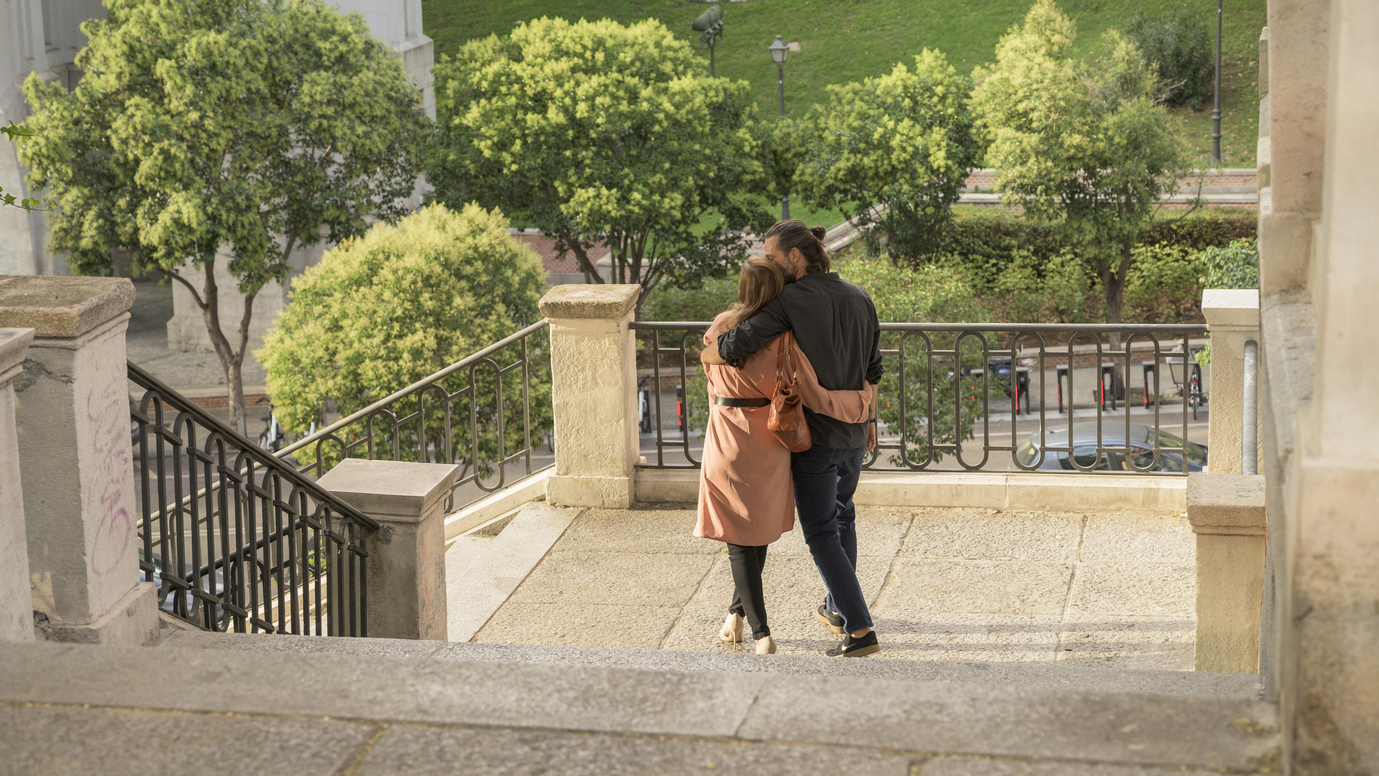 Michelle Jenner y Hugo Silva en 'Los hombres de Paco'