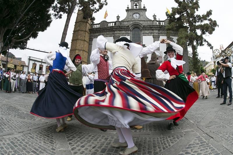Romería-Ofrenda a la Patrona de la Diócesis de Canarias .-EFE/ QUIQUE CURBELO