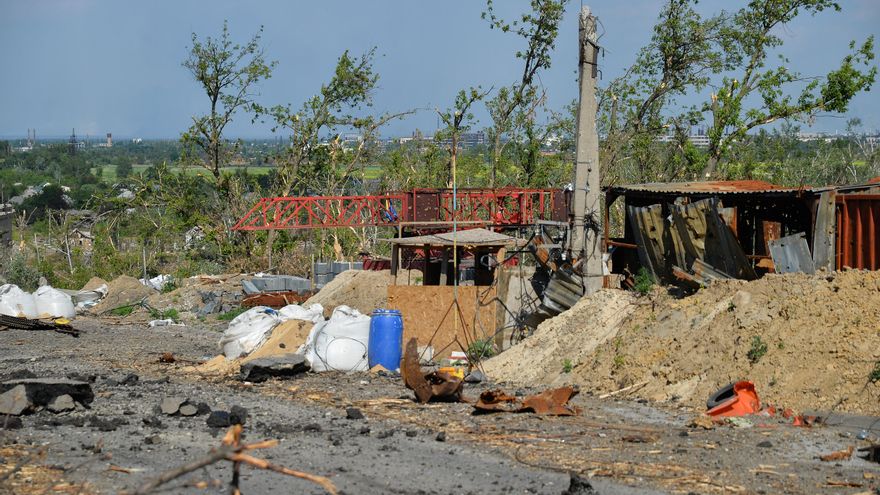 Lysychansk, Ucrania.