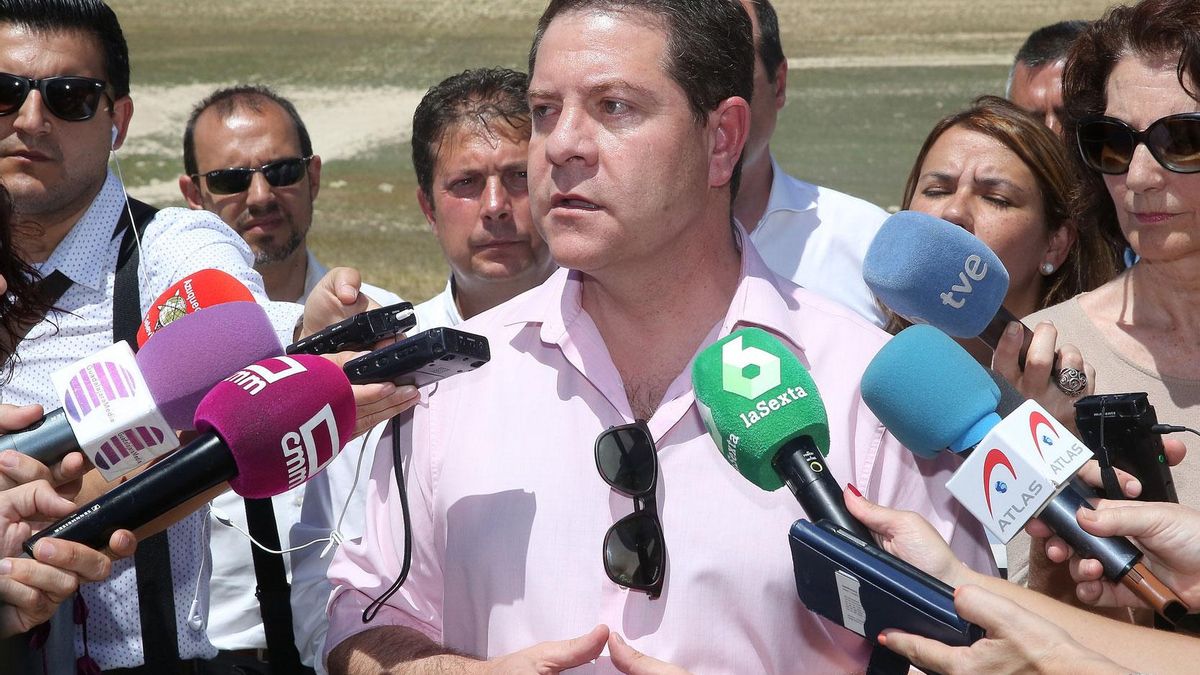 García-Page en una reciente visita a Guadalajara