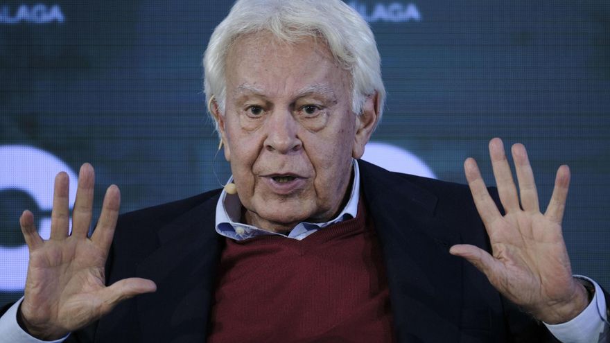 El expresidente del Gobierno Felipe González interviene este jueves en el VIII Edición Encuentro de Líderes 'Dialogo Con Felipe Gonzalez: Liderazgo y Vision Global'.