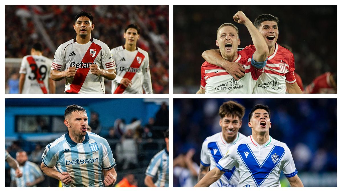 River, Vélez, Racing y Estudiantes pelearán por un lugar en las semifinales de la Libertadores 2025.