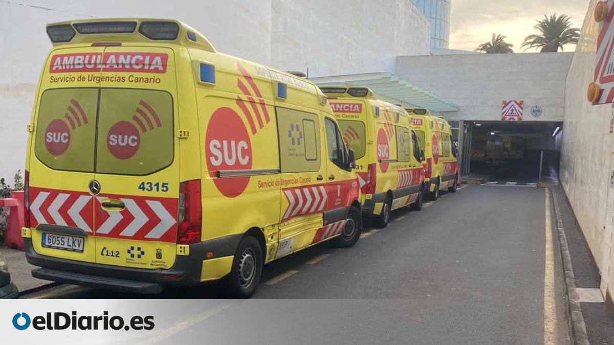 Los sindicatos presentan un preaviso de huelga en las ambulancias de Canarias ante el  bloqueo  del convenio colectivo