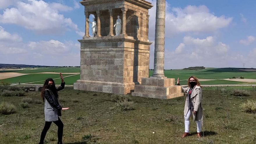 Segóbriga acoge un proyecto piloto europeo que introduce la realidad aumentada y la instalación de un coche autómata