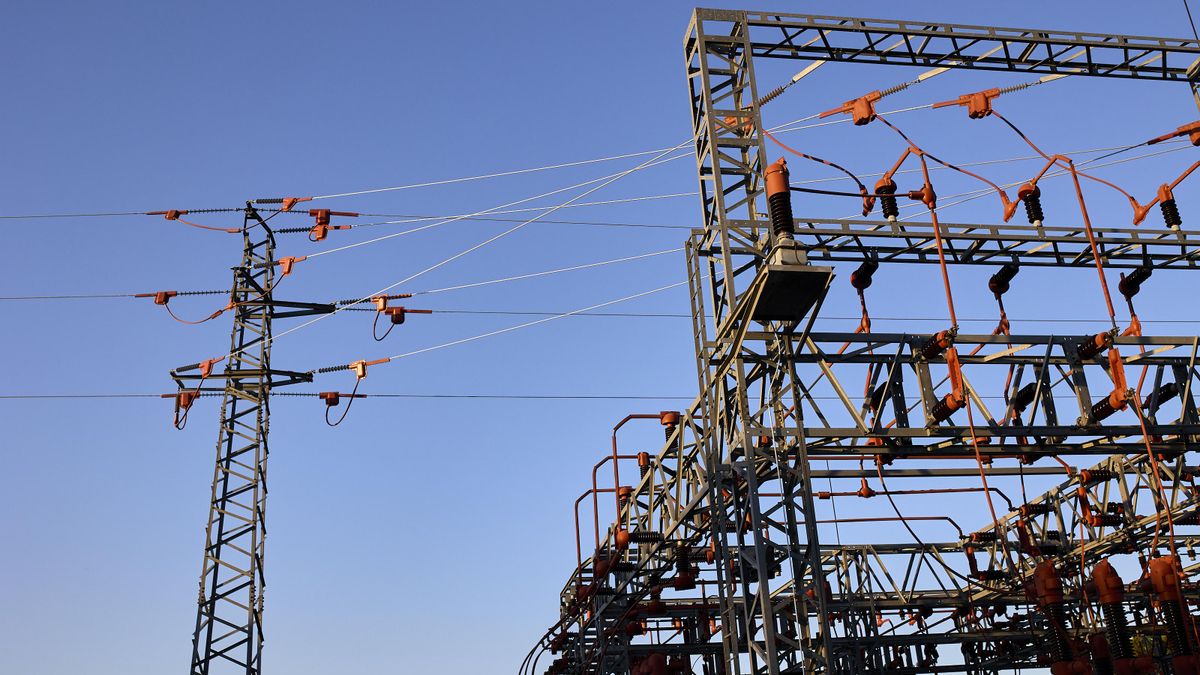 Una central eléctrica, a 21 de agosto de 2021, en Madrid (España).