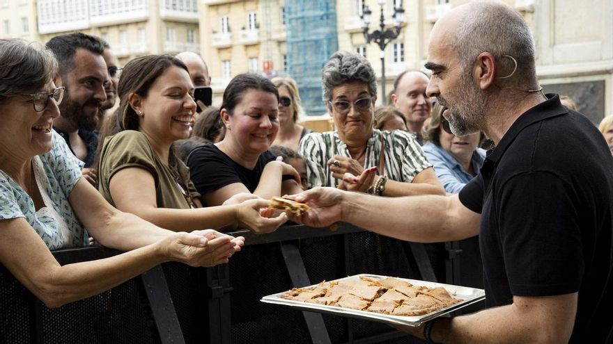 ¡Y la empanada gallega acabó siendo plato de degustación para los asistentes!