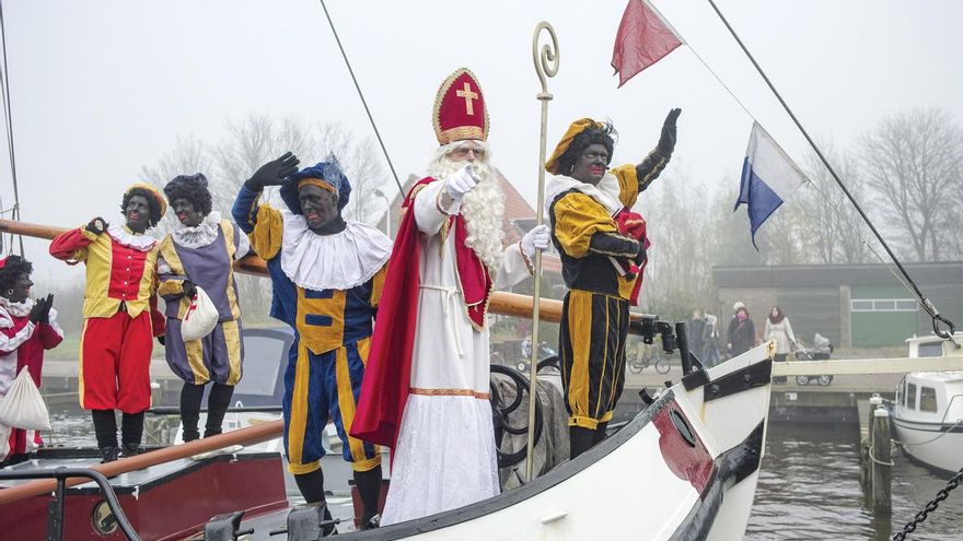 Sinterklass llegando a los Países Bajos desde España