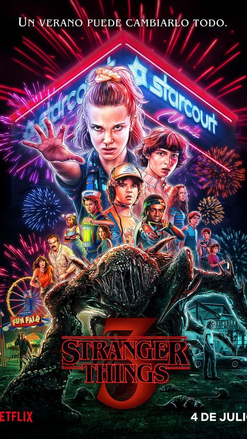 Póster de la tercera temporada de 'Stranger Things'
