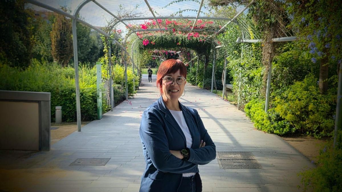 Àgueda Micó, cabeza de lista de Compromís-Front Valencià por la circunscripción de València.