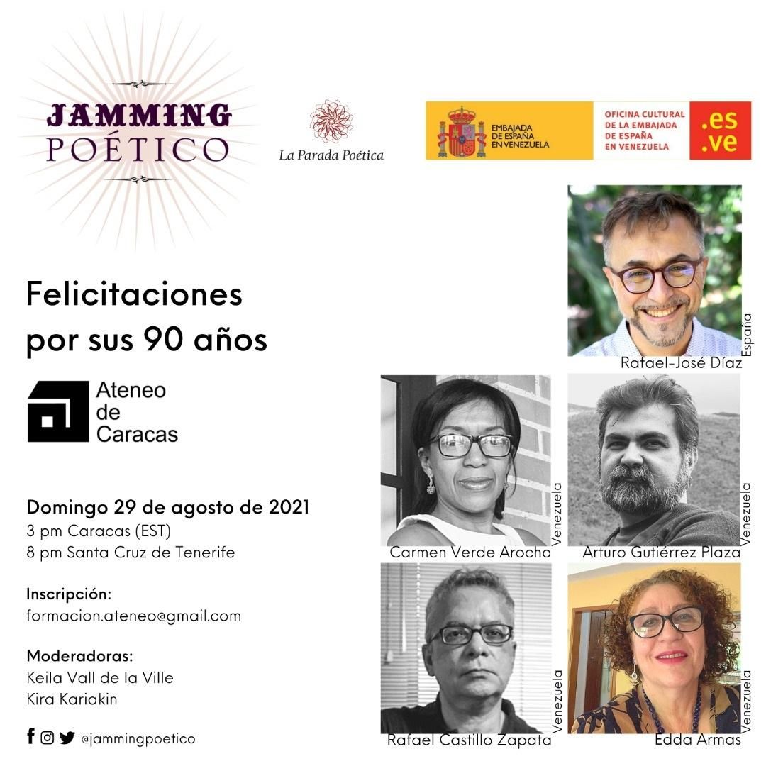 Cartel del Jamming Poético de este 2021