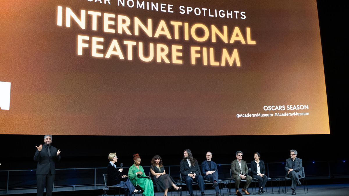 El auditorio del Muso de la Academia de Hollywood acogió el encuentro de nominados en película internacional