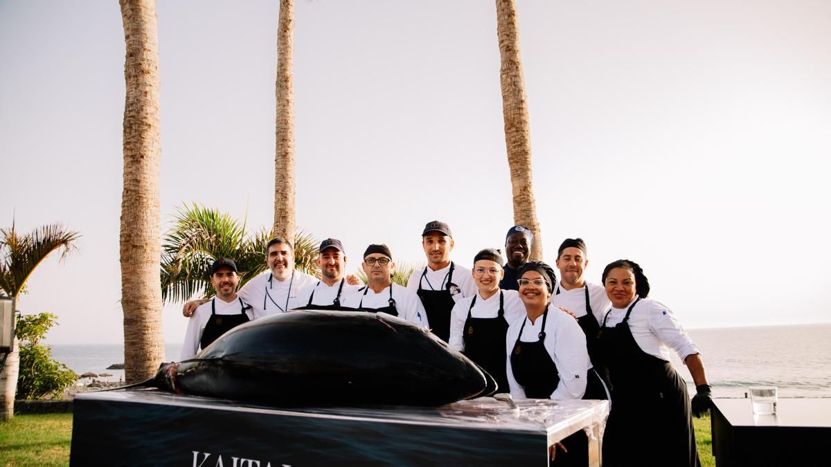 Tivoli La Caleta Tenerife Resort celebra el primer Kaitai de atún rojo Balfegó en Canarias