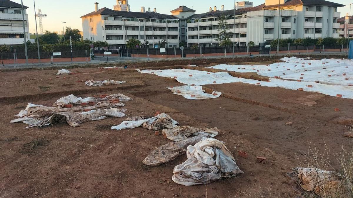La Junta dice que los primeros trabajos arqueológicos tras las lluvias en la Ronda Norte descartan daños en el yacimiento