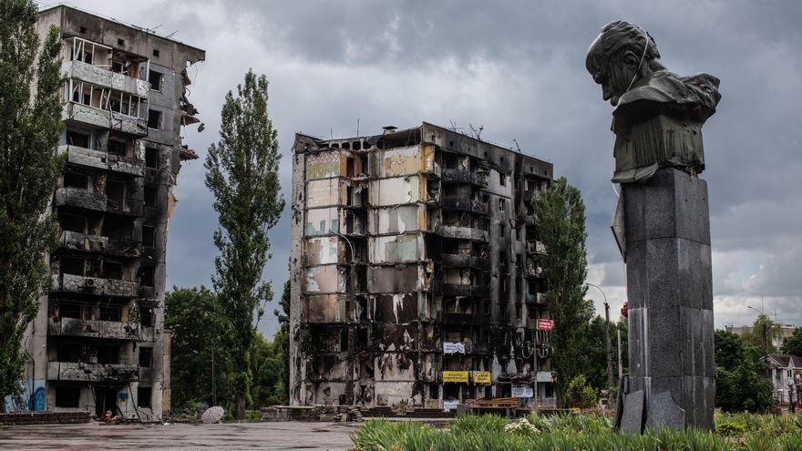 Efectos de la invasión rusa a Ucrania en la ciudad de Irpin.